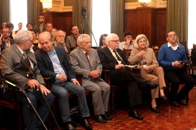 Paulo Saldiva, Renato Janine Ribeiro, Alfredo Bosi, Sérgio Paulo Rouanet, Bárbara Freitag and Eduardo Saron