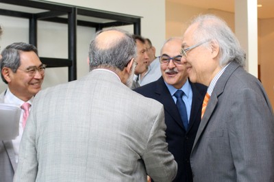 Guilherme Ary Plonski, José Roberto Sadek and Ricardo Ohtake
