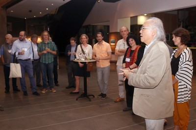 Ricardo Ohtake during the reception at the Tomie Ohtake Institute - March 19