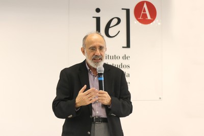 Guilherme Ary Plonski opens the event