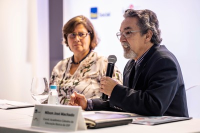 Angela Dannemann and Nílson José Machado