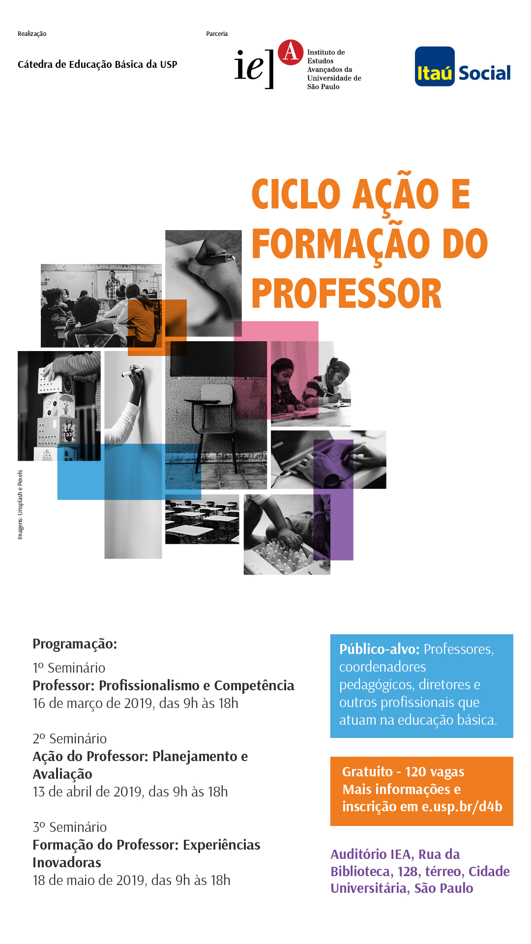 Flyer Ação e Formação do Professor