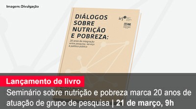 Home 1 - Lançamento livro Nutrição