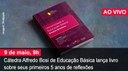 Home 1 - Lançamento Livro Cátedra Educação - AO VIVO Home 1 - Lançamento Livro Cátedra Educação - AO VIVO