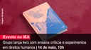 Home 1 - Lançamento Livro Ensaios Críticos e experimentos em Direitos Humanos Home 1 - Lançamento Livro Ensaios Críticos e experimentos em Direitos Humanos
