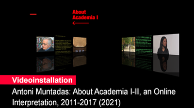 Home 1- Videoinstallation Antoni Muntadas
