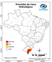 Previsão de risco hidrológico - RS Previsão de risco hidrológico - RS