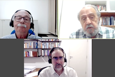 Hélio Zylberstajn, Paulo Haddad e Bernard Appy - 22/03/2022