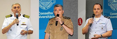 Arthur Mendes, Ary Pelegrino Filho e Adriano Nascimento