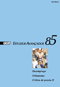 Boletim 224 - Capa Revista Estudos Avançados V 29 N 85