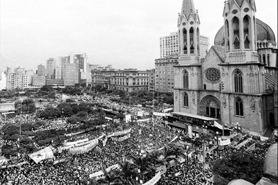 Campanha Diretas já - Praça da Sé