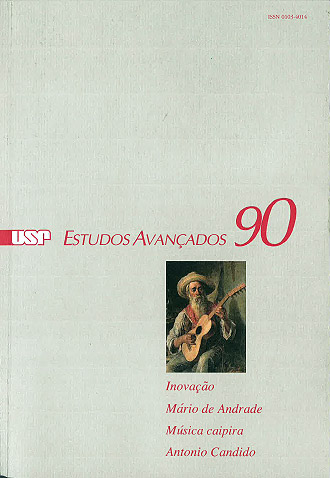 Capa da revista "Estudos Avançados" 90
