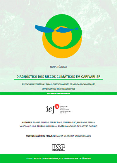 Capa de 'Diagnóstico dos Riscos Climáticos em Capivari-SP'