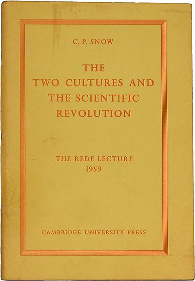 Capa de 'The Two Cultures"