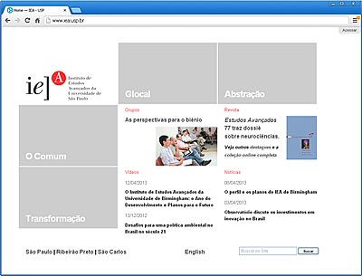 Capa do site