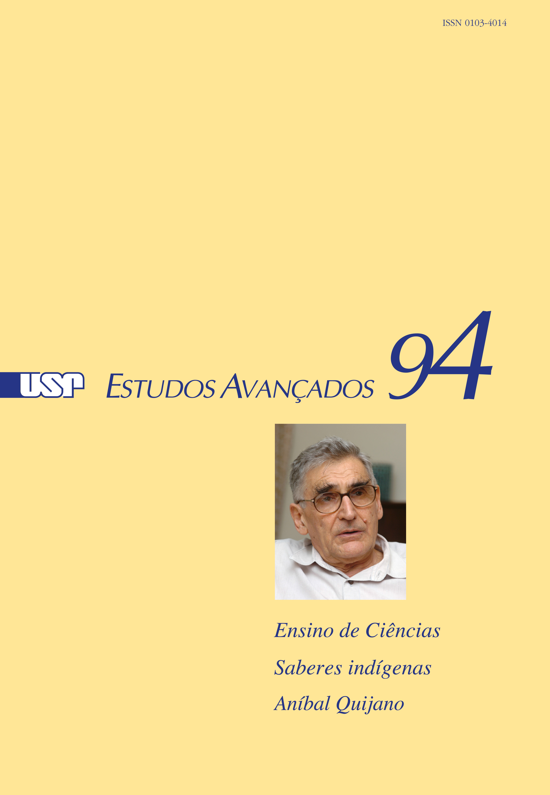 Capa revista Estudos Avançados 94