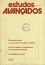 Capa Revista Estudos Avançados v1 n1 Capa Revista Estudos Avançados v1 n1