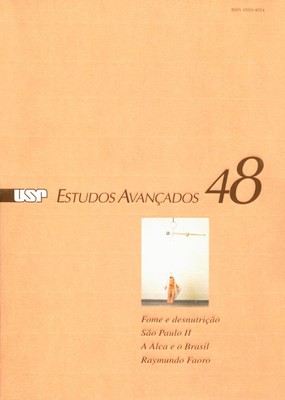 Capa Revista Estudos Avançados v17 n48