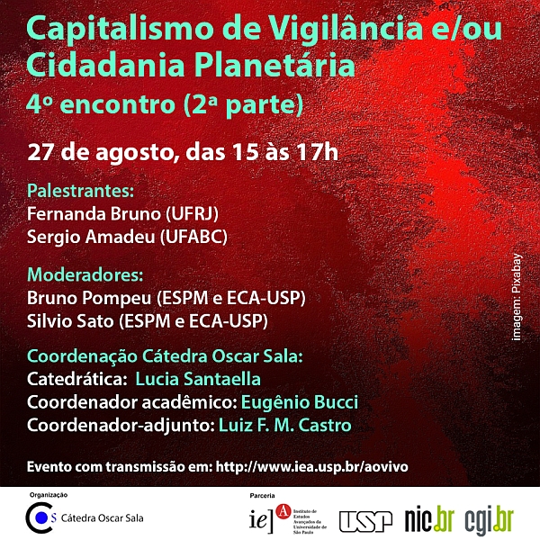 Capitalismo de Vigilância e/ou Cidadania Planetária - 4º encontro (2ª parte)