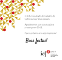 Cartão de boas festas 2018