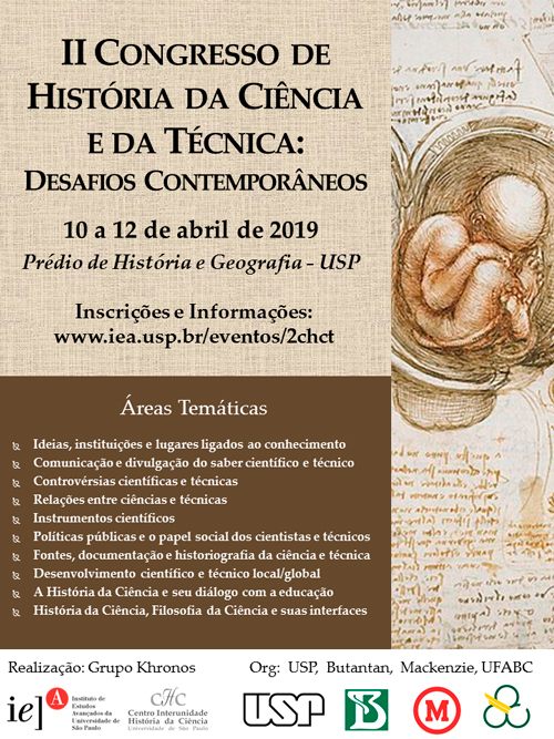 Cartaz 2o Congresso História da Ciência