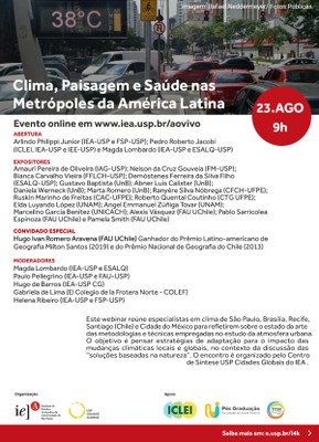 Clima, Paisagem e Saúde nas Metrópoles da América Latina