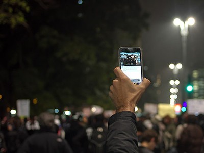 Cobertura jornalística ao vivo com celular