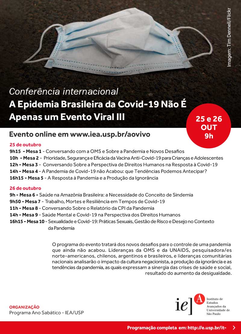 Conferência Internacional: A Epidemia da Covid-19 Não é Apenas um Evento Viral III