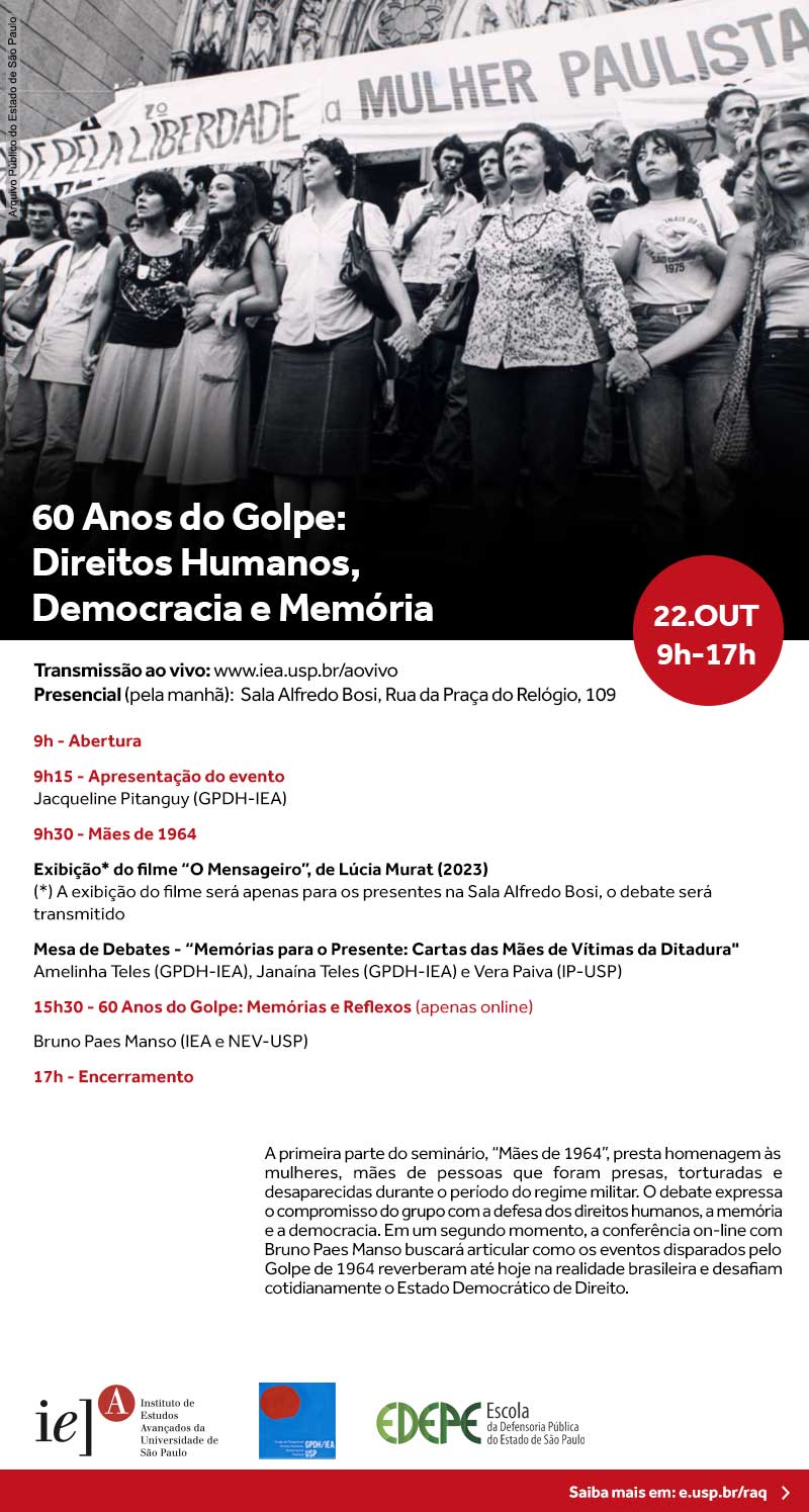 Convite - 60 Anos do Golpe