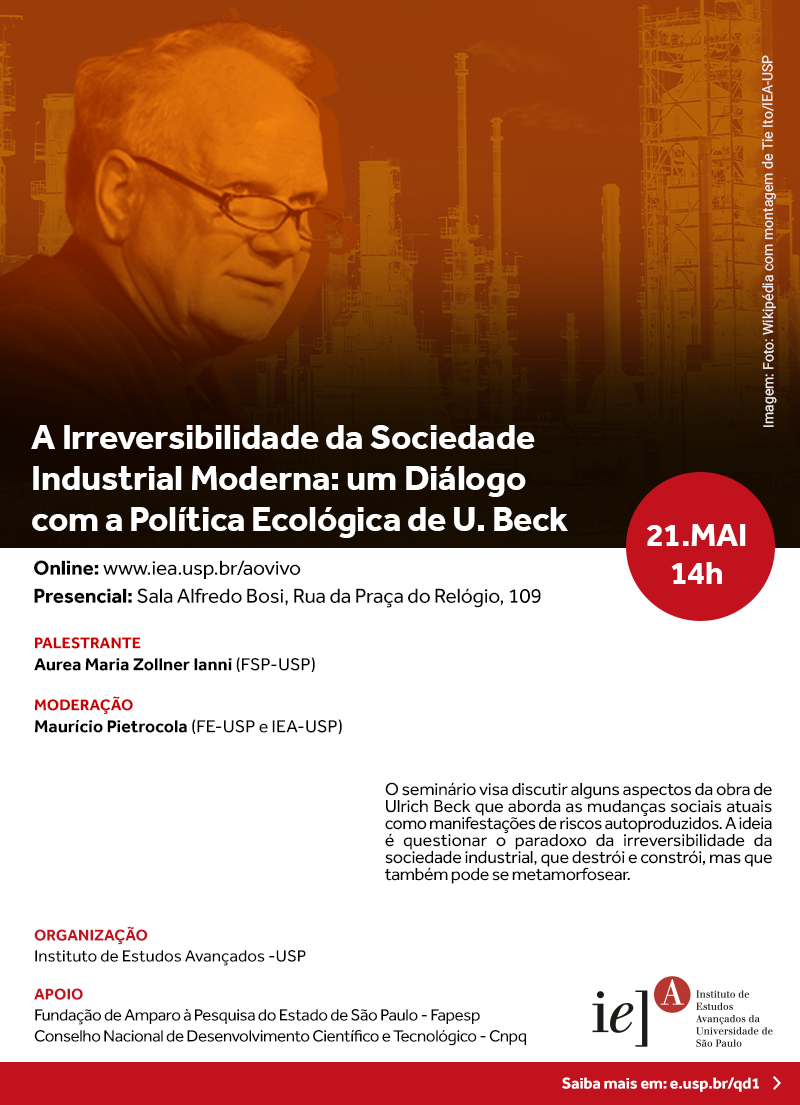 Convite - A Irreversibilidade da Sociedade Industrial Moderna: um Diálogo com a Política Ecológica de U. Beck