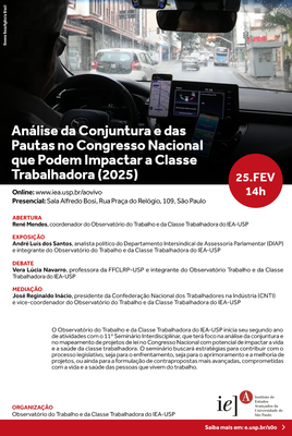 Convite Análise da Conjuntura e das Pautas no Congresso Nacional que Podem Impactar a Classe Trabalhadora (2025)