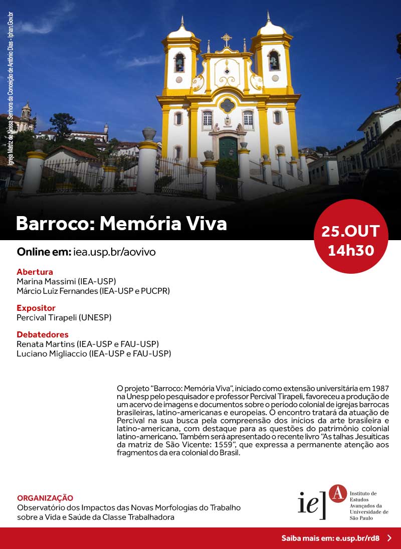 Convite "Barroco: Memória Viva"