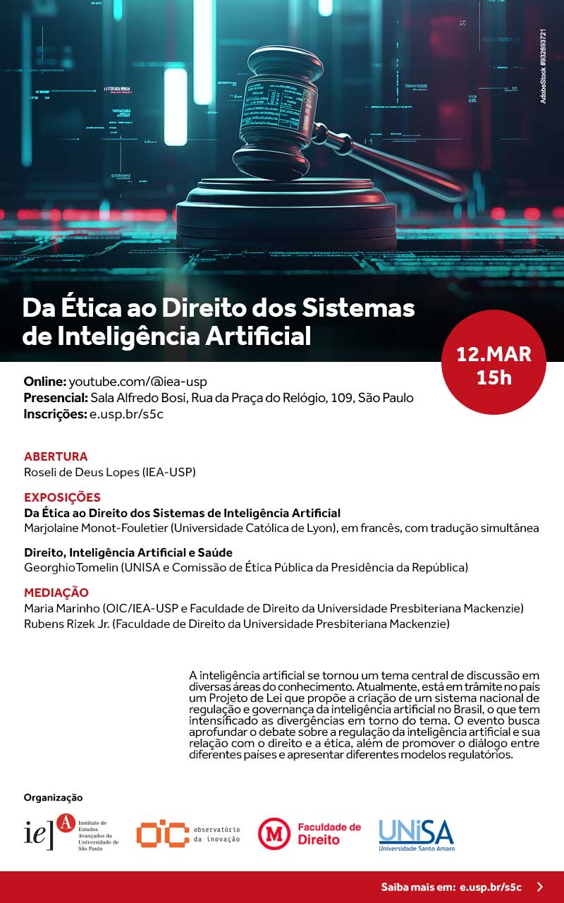 Convite Da Ética ao Direito dos Sistemas de Inteligência Artificial