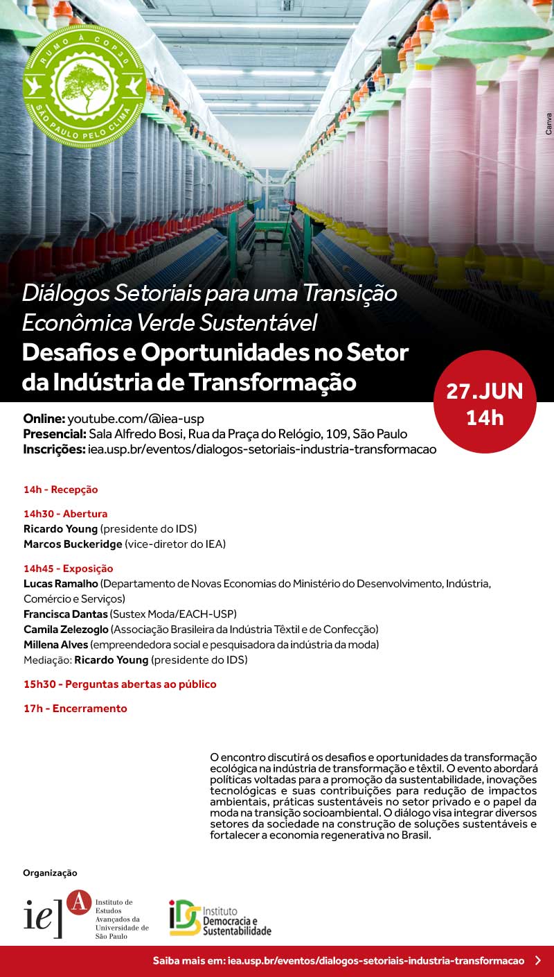 Convite Desafios e Oportunidades no Setor da Indústria de Transformação