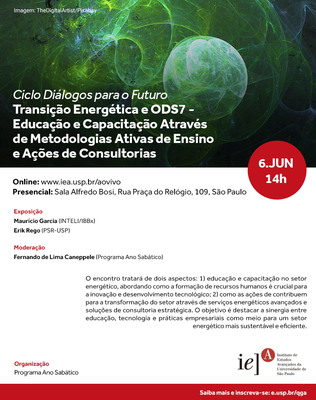 Convite - Diálogos para o Futuro: Educação e Capacitação Através de Metodologias Ativas de Ensino e Ações de Consultorias