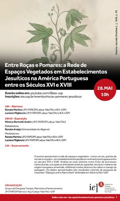 Convite Entre Roças e Pomares: a Rede de Espaços Vegetados em Estabelecimentos Jesuíticos na América Portuguesa entre os Séculos XVI e XVIII