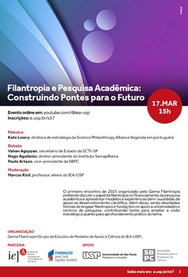 Convite Filantropia e Pesquisa Acadêmica