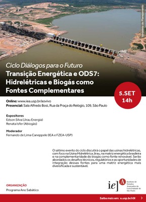 Convite - Hidrelétricas e Biogás