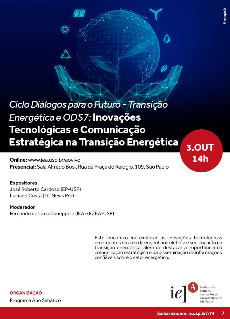 Convite - Inovações Tecnológicas e Comunicação Estratégica na Transição Energética