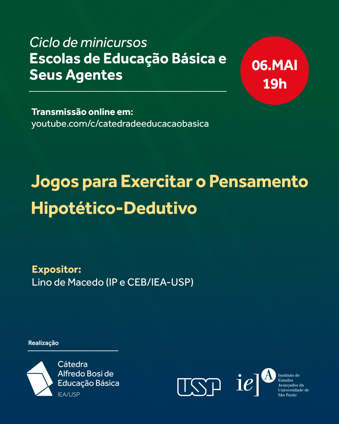 Convite Jogos para Exercitar o Pensamento Hipotético-Dedutivo