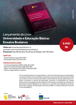Convite Lançamento livro de Cátedra de Educação