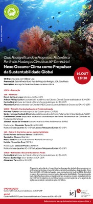 Convite Nexo Oceano-Clima como Propulsor da Sustentabilidade Global