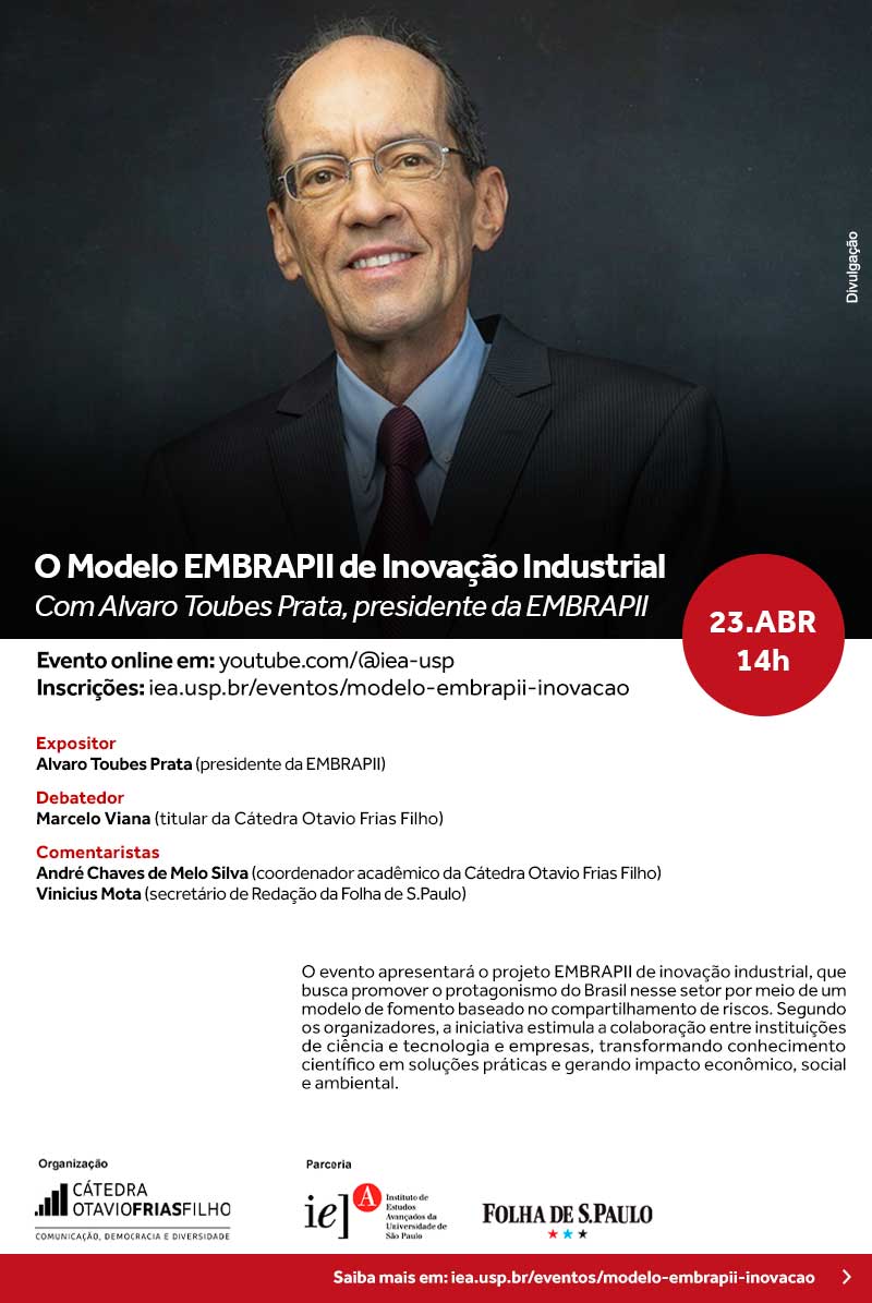 Convite O Modelo EMBRAPII de Inovação Industrial