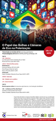 Convite "O Papel das Bolhas e Câmaras de Eco na Polarização"