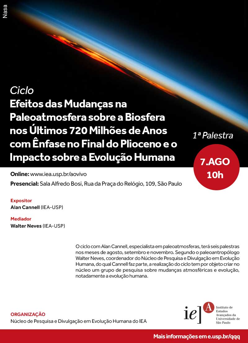 Convite para o ciclo de palestras de Alan Cannell