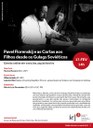 Convite - Pavel Florenskij e as Cartas aos Filhos desde os Gulags Soviéticos Convite - Pavel Florenskij e as Cartas aos Filhos desde os Gulags Soviéticos