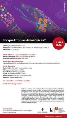 Convite Por que Utopias Amazônicas