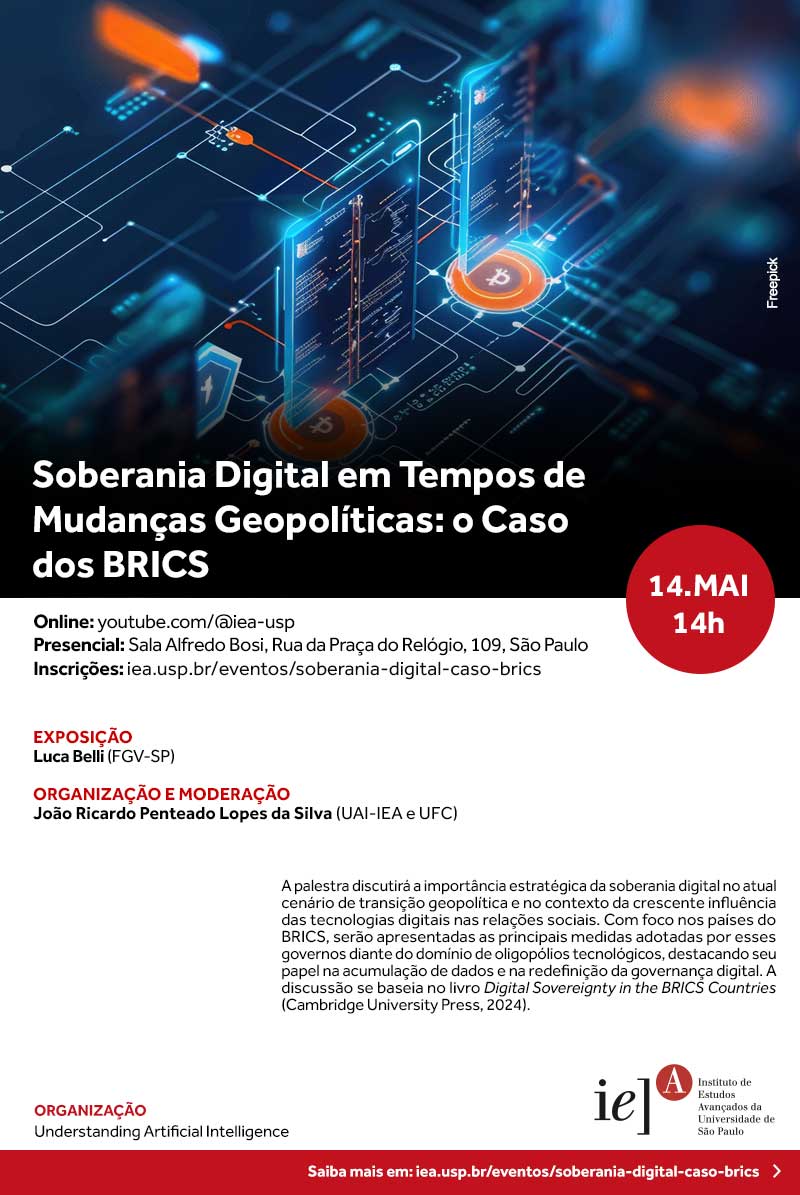 Convite Soberania Digital em Tempos de Mudanças Geopolíticas: o Caso dos BRICS