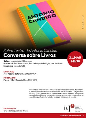 Convite Sobre Teatro, de Antonio Cândido - Conversa sobre Livros