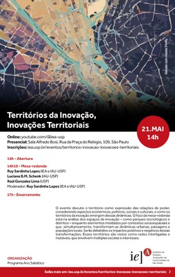 Convite - Territórios da Inovação, Inovações Territoriais